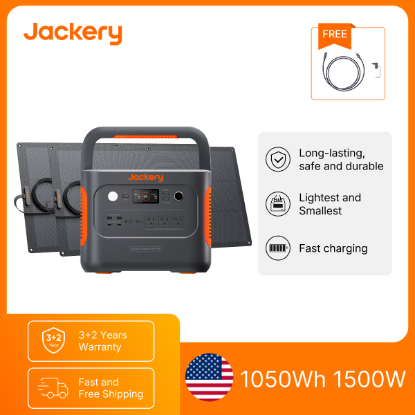 สถานีพลังงานแบบพกพา Jackery E1 - Solar Emergency Charger บทวิจารณ์และราคา