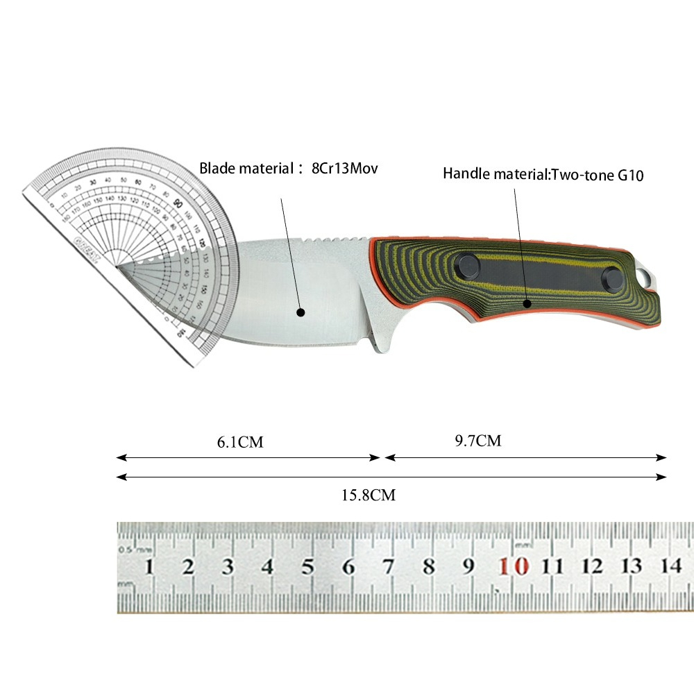 15017 มีดใบตายอเนกประสงค์สำหรั - Bushcraft Knife Fixed บทวิจารณ์และราคา