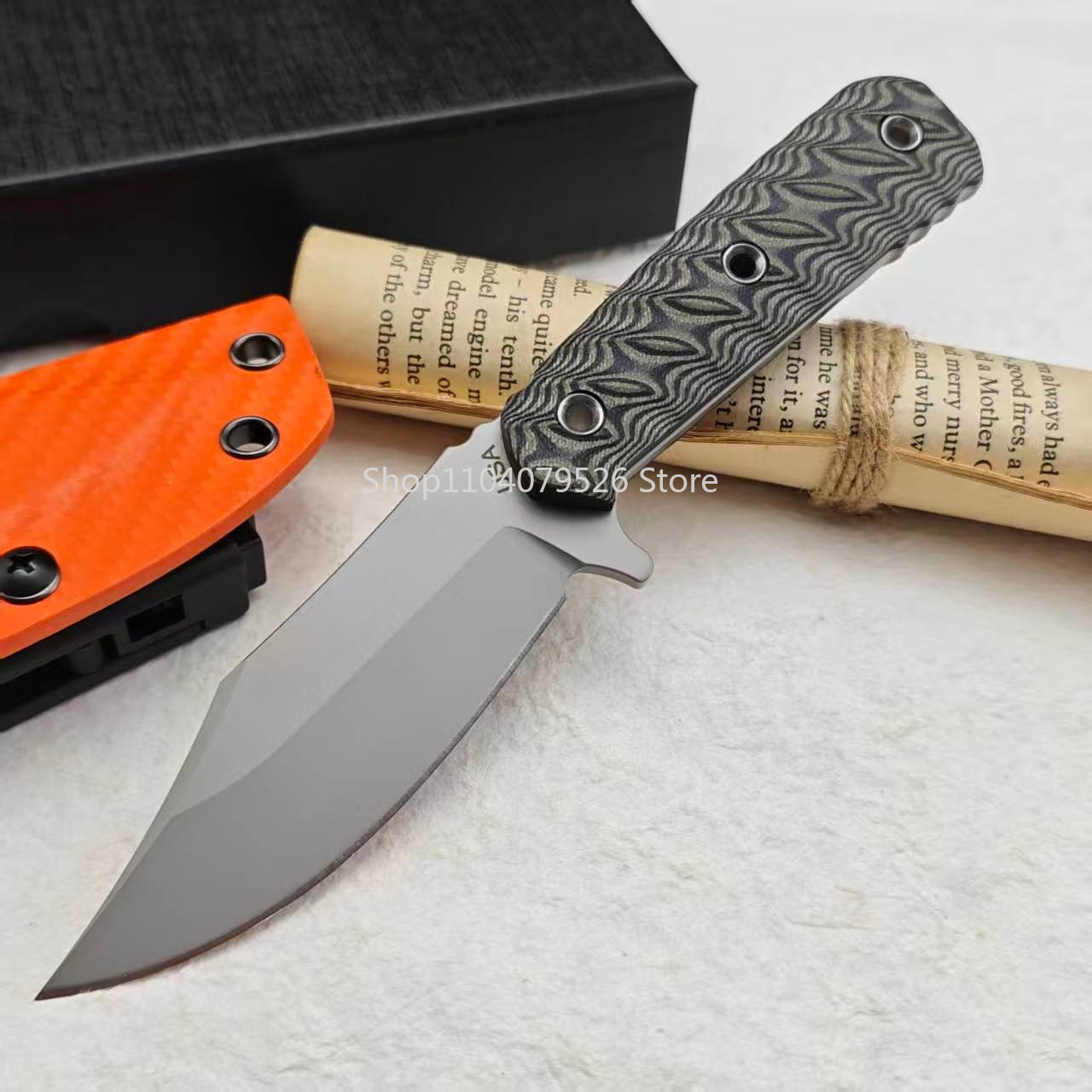 RMJ มีด EDC ใบมีดคงที่ ความแข็ - Bushcraft Knife Fixed บทวิจารณ์และราคา