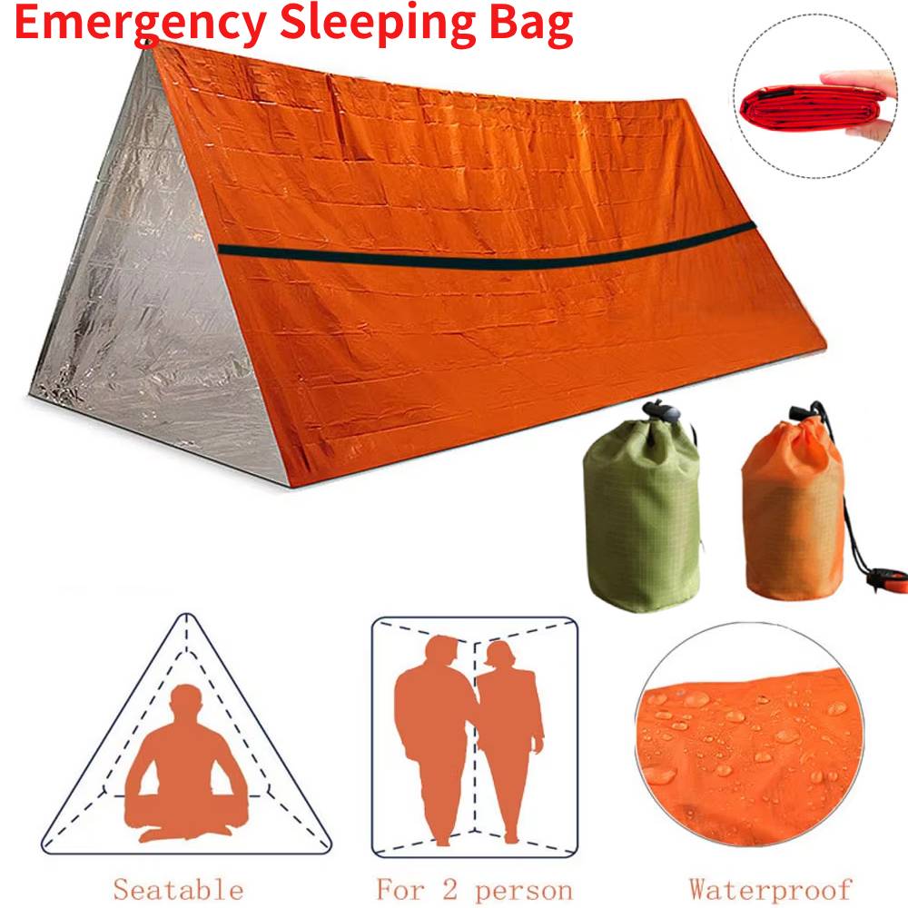 แบบพกพากันน้ําฉุกเฉิน Survival - Bivy Bag Emergency บทวิจารณ์และราคา